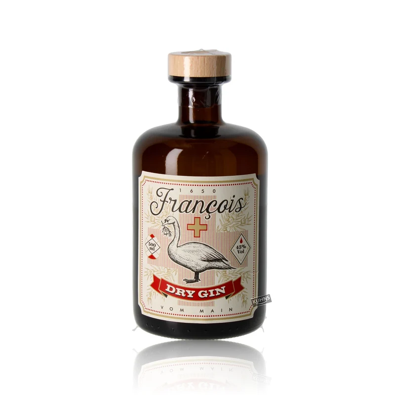 Francois Hanau Dry Gin 0,5l, alc. 45 Vol.-%