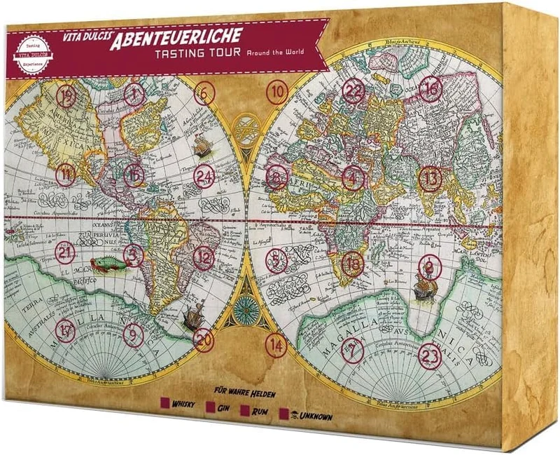 Rum-Adventskalender Weltreise 2025 24x0,02l