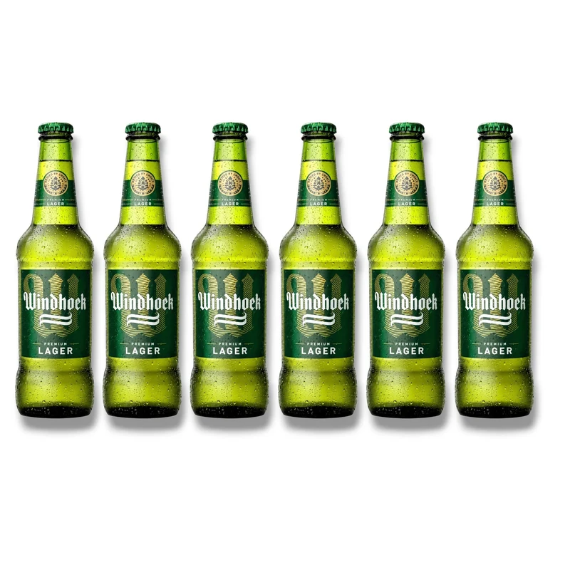 Windhoek Lager Bier 0,33l – Premium Lagerbier aus Namibia