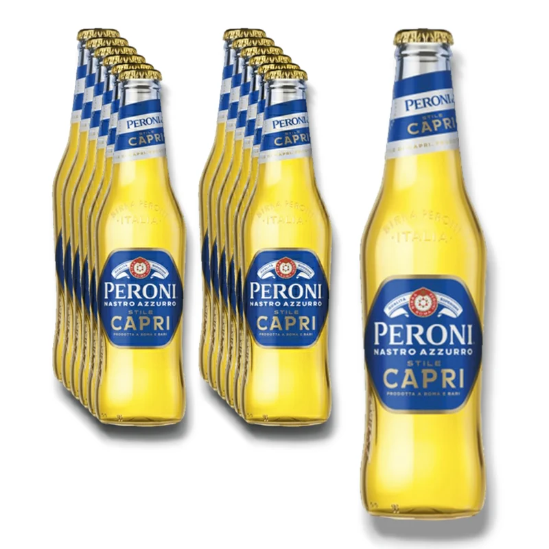 Peroni Nastro Azzurro Stile Capri 0,33l - das neue Peroni mit 4,2% Vol.