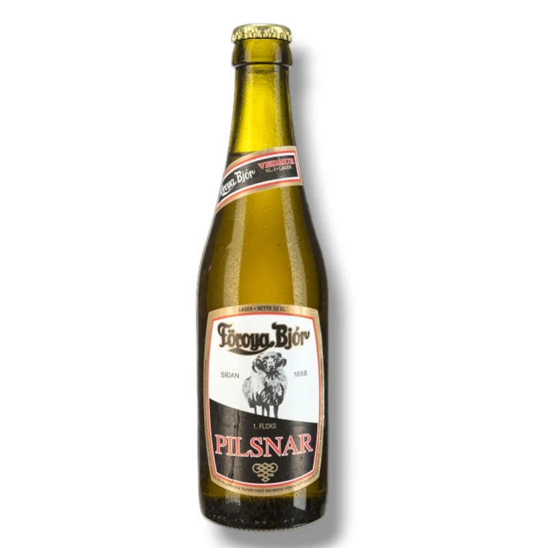Föroya Bjor Pilsnar 0,33l – Bier von den Färöer 4,6% Vol.