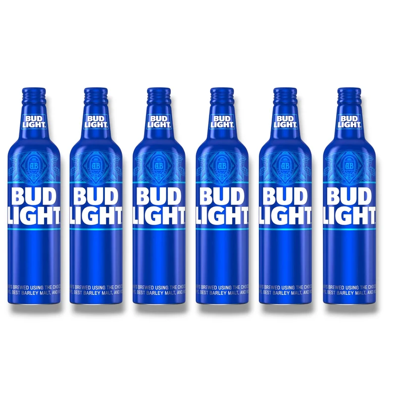 Bud Light Aluminium Bottle 473ml- Original USA Import mit 4,2% Vol.