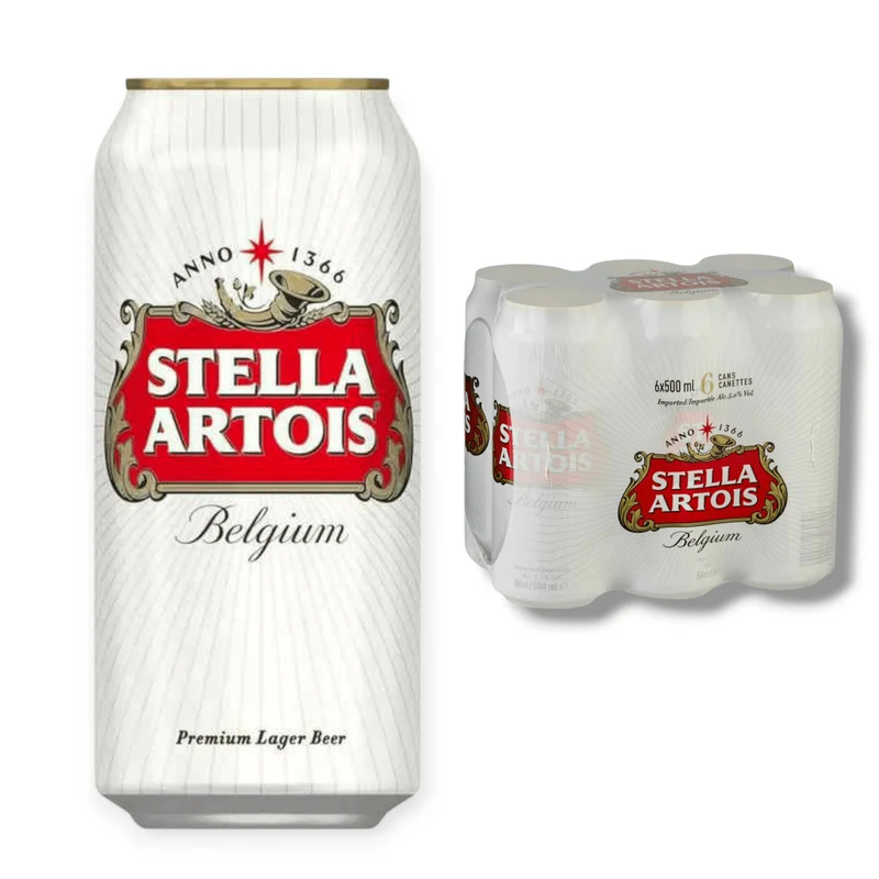 Stella Artois 0,5l - Das bekannteste Premium Pils aus Belgien in der Dose