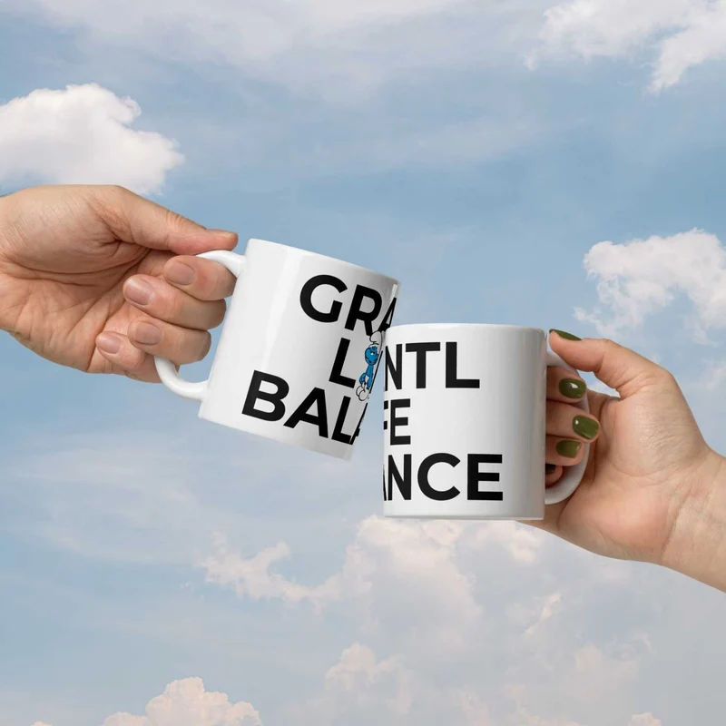 ®Die Schlümpfe Tasse "Grantl life balance"