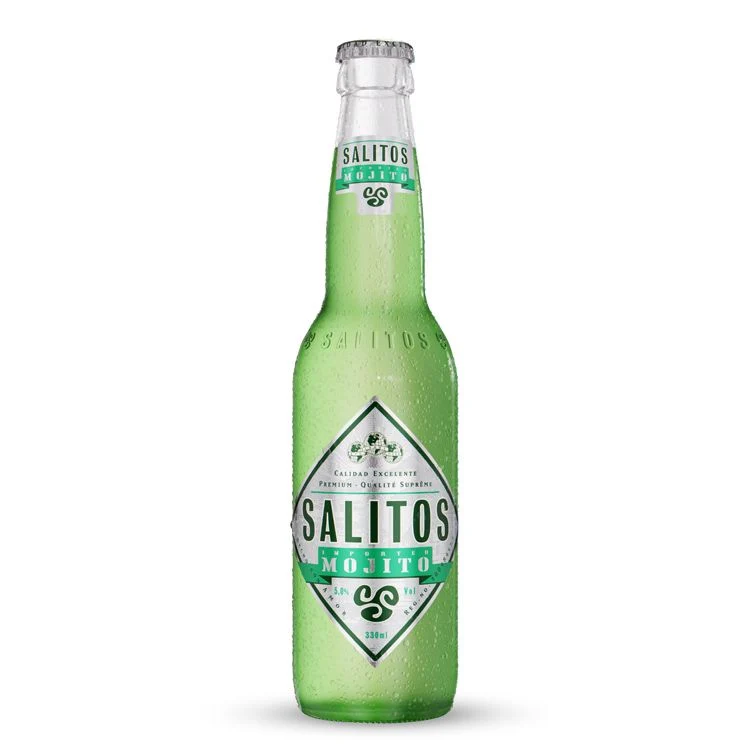 Salitos Mojito 0,33l- Frisch und Fruchtig mit Limette und Minze 5% Vol.