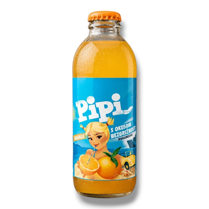 Pipi Limonade 0,25l – Kult-Orangenlimonade aus Kroatien