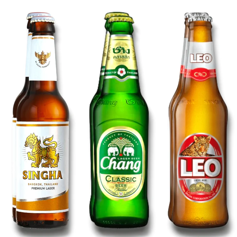 Thailand Bierpaket – Singha, Chang & Leo