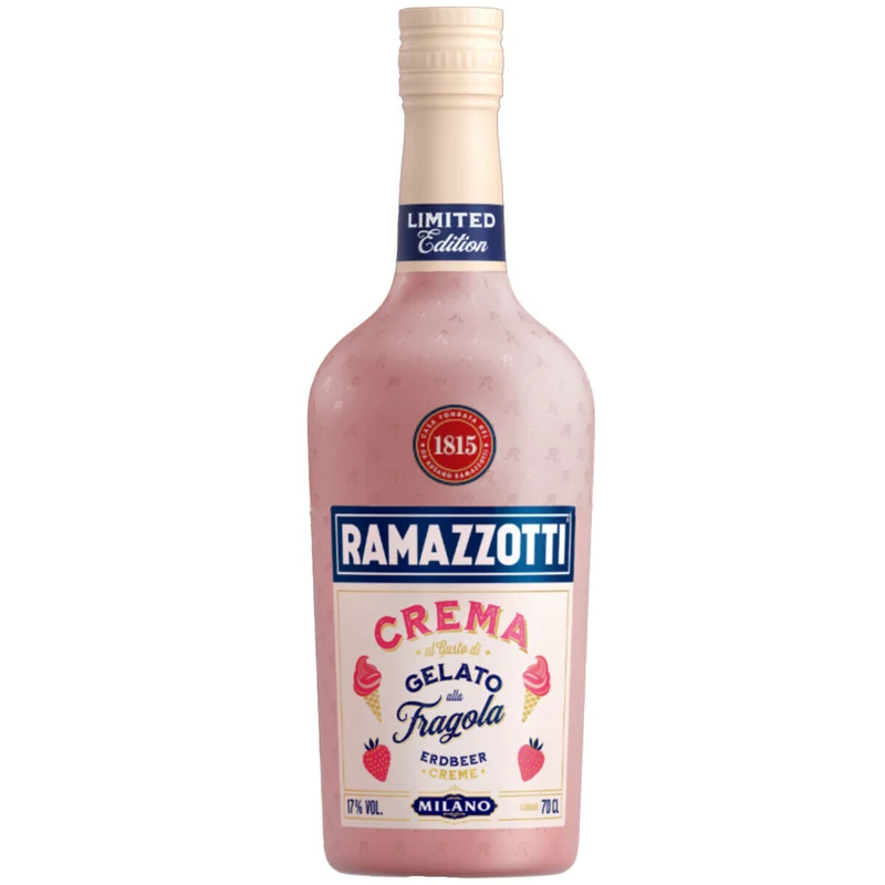 Ramazzotti Crema Gelato alla Fragola 0,7l, alc. 17 Vol.-%