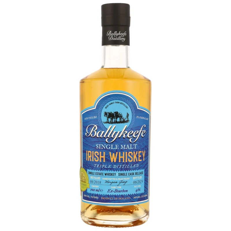Ballykeefe Single Malt Irish Whiskey 0,7l, alc. 46 Vol.-%