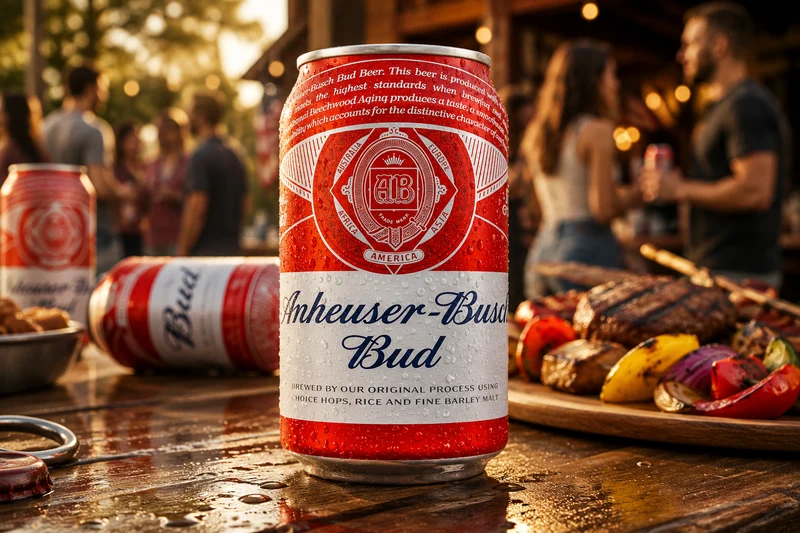 Bud Beer Dose – Amerikanisches Lagerbier mit 5% Vol.