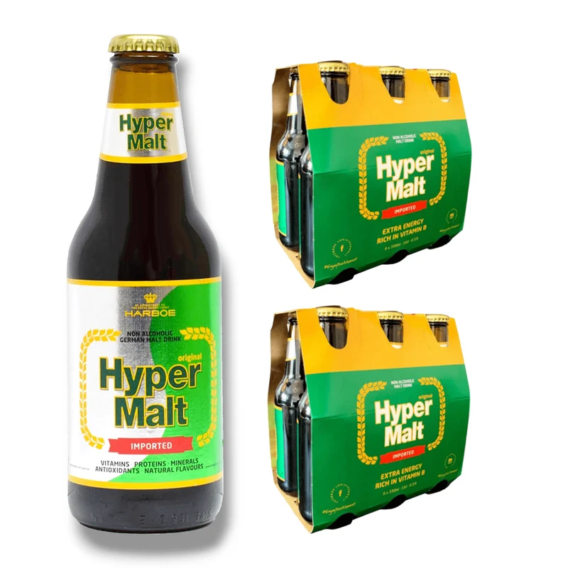 Hyper Malt Malzgetränk 330 ml – Erfrischendes Malzbier mit Vitaminen und Biotin