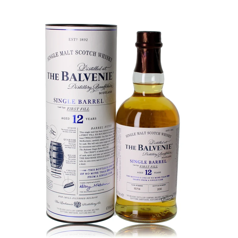 Balvenie 12 Jahre Single Barrel 0,7l, alc. 47,8 Vol.-%