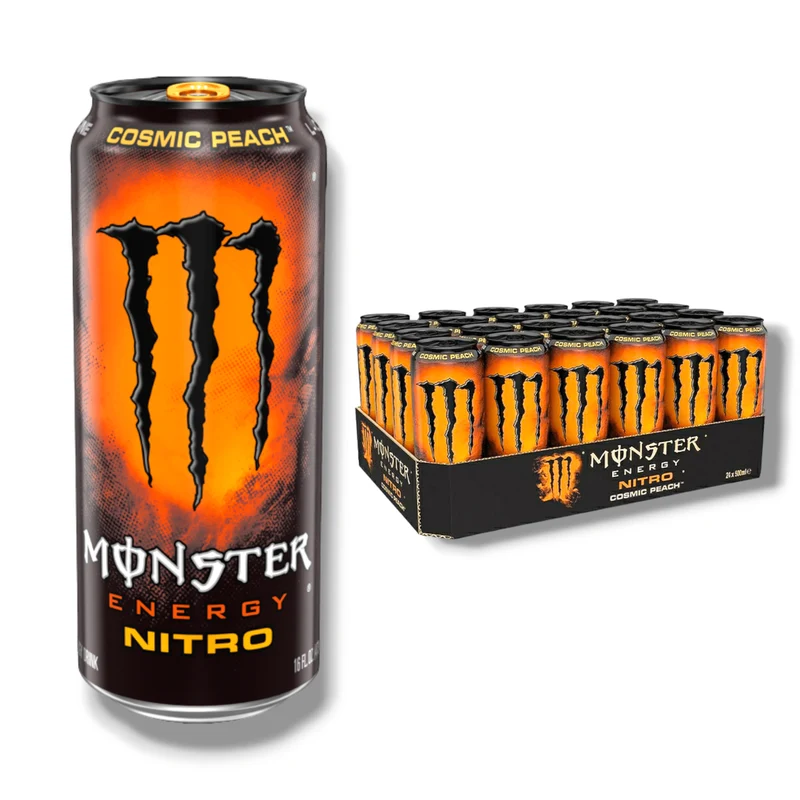 Monster Energy Nitro Cosmic Peach 0,5 l – Pfirsich Energy Drink