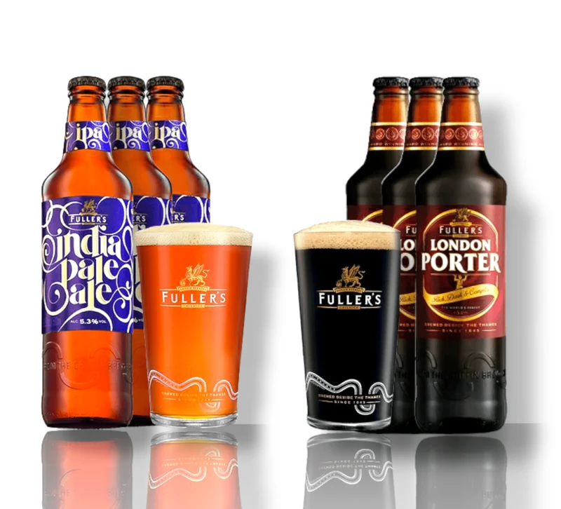 Fullers Brewery Bier im Mix - 3 x Fullers India Pale Ale + 3 x Fullers London Porter