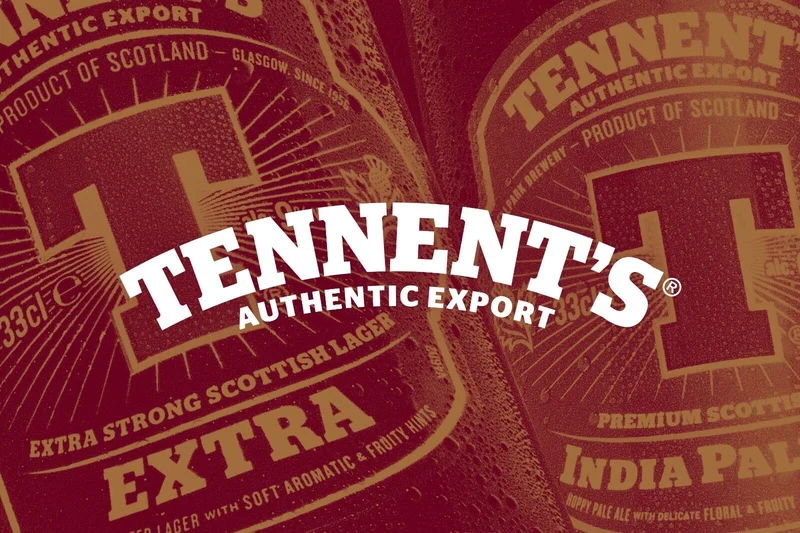 Tennent`s Extra Bier je 0,33l - Extra Strong Scottish Lager mit 9% Vol.
