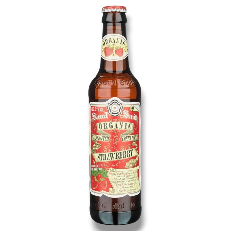 Samuel Smith’s Organic Strawberry Ale 0,35l – Bio‑Erdbeer‑Fruchtbier