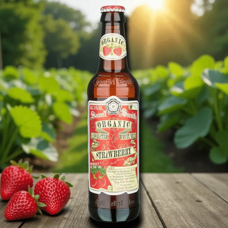 Samuel Smith’s Organic Strawberry Ale 0,35l – Bio‑Erdbeer‑Fruchtbier