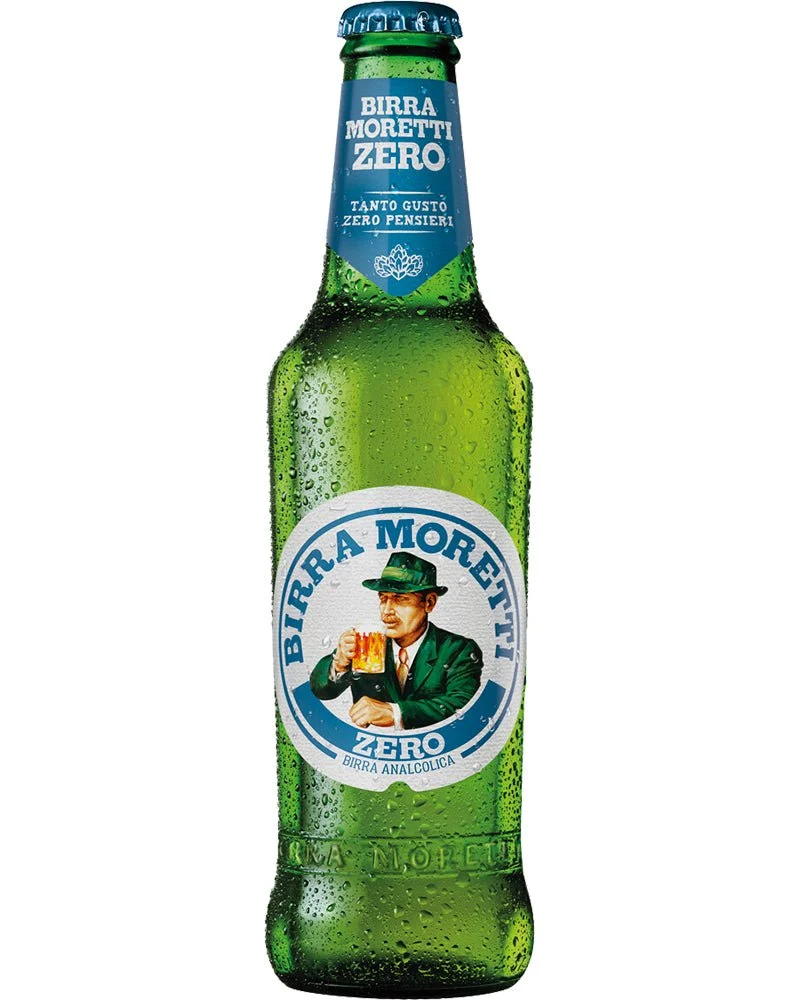 Birra Moretti Zero 0,3l- alkoholfrei - Der Geschmack Italiens mit 0,0% Vol.