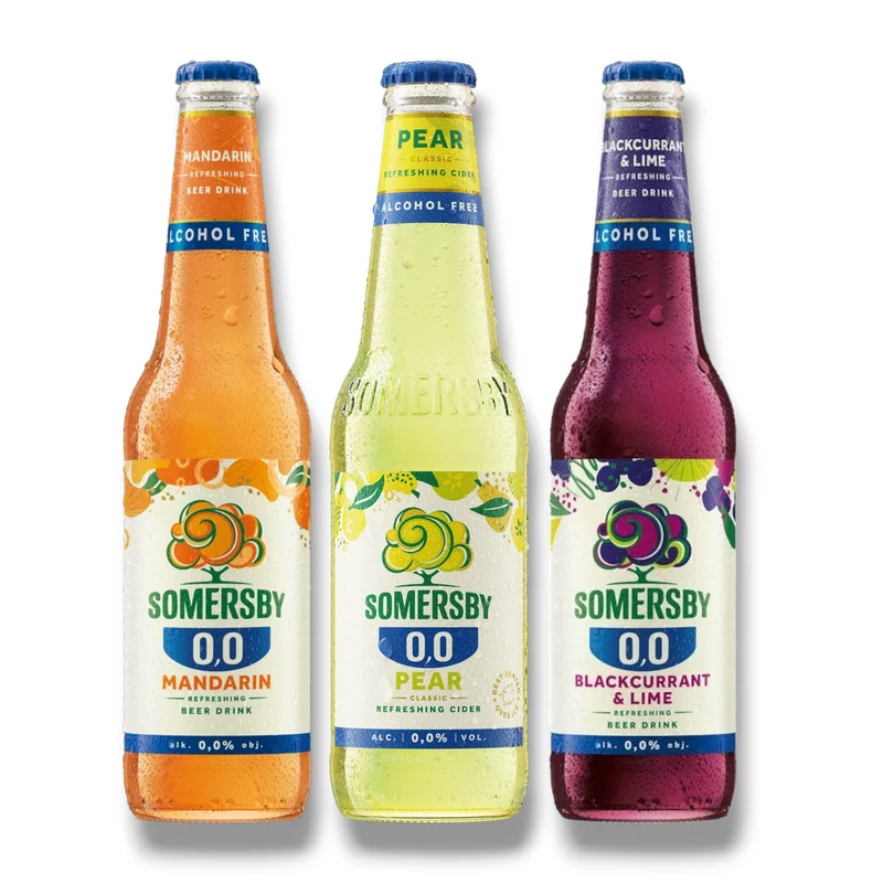 Somersby alkoholfrei 0,0 Mixpaket – 3 fruchtige Sorten