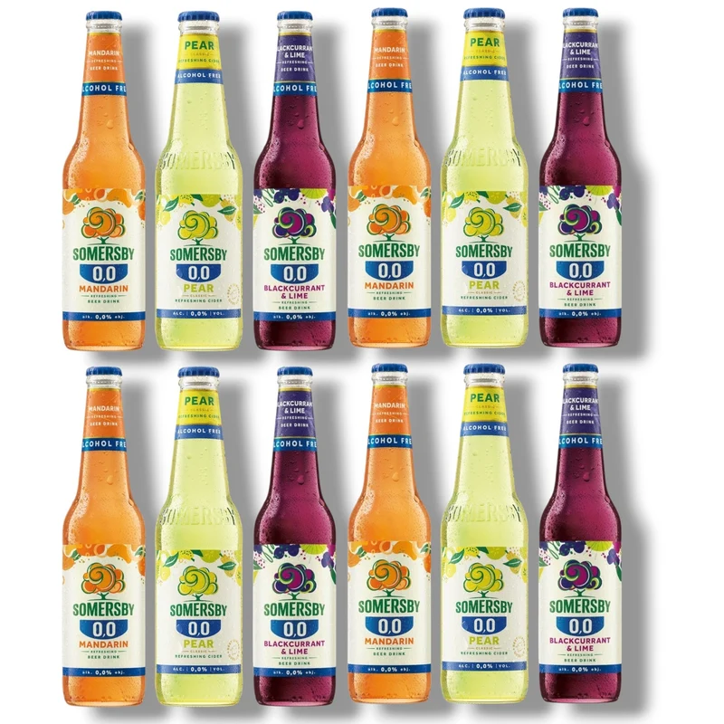Somersby alkoholfrei 0,0 Mixpaket – 3 fruchtige Sorten