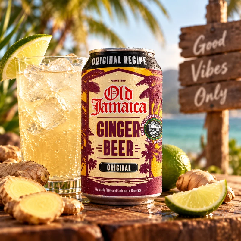 Old Jamaica Ginger Beer Original 0,33l Dose – alkoholfrei