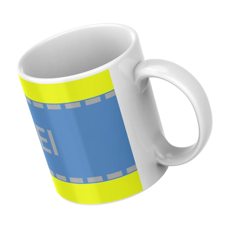 Polizei Neon Becher