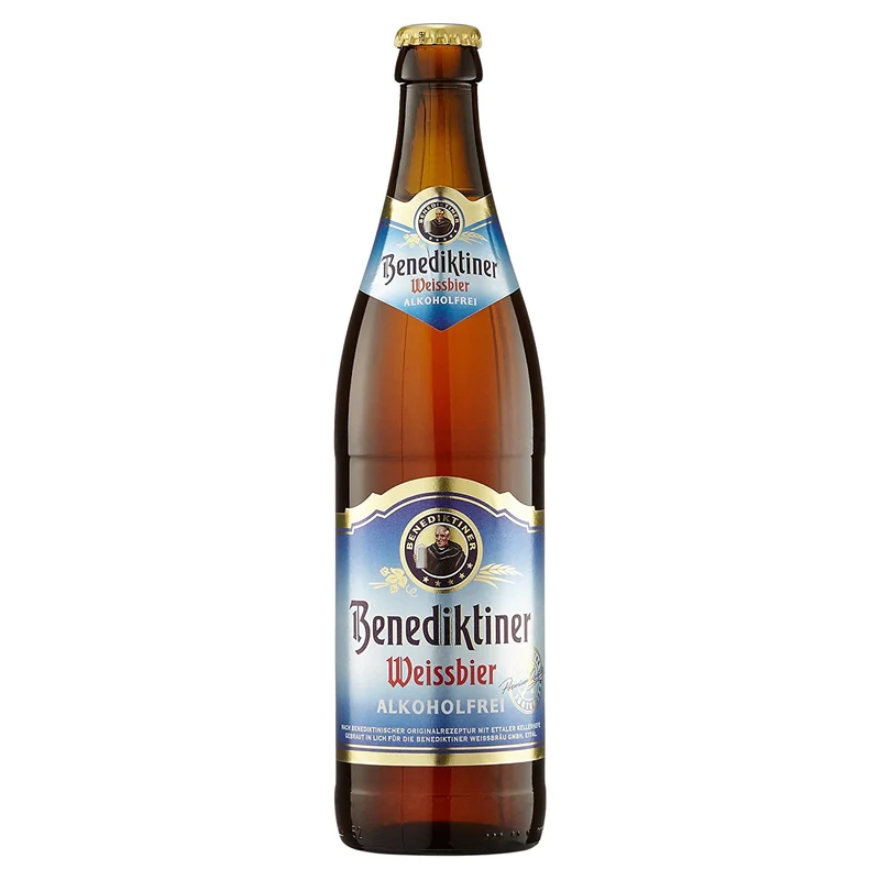 Benediktiner Weissbier Alkoholfrei Weizenbier Mehrweg (20 x 0.5 l)