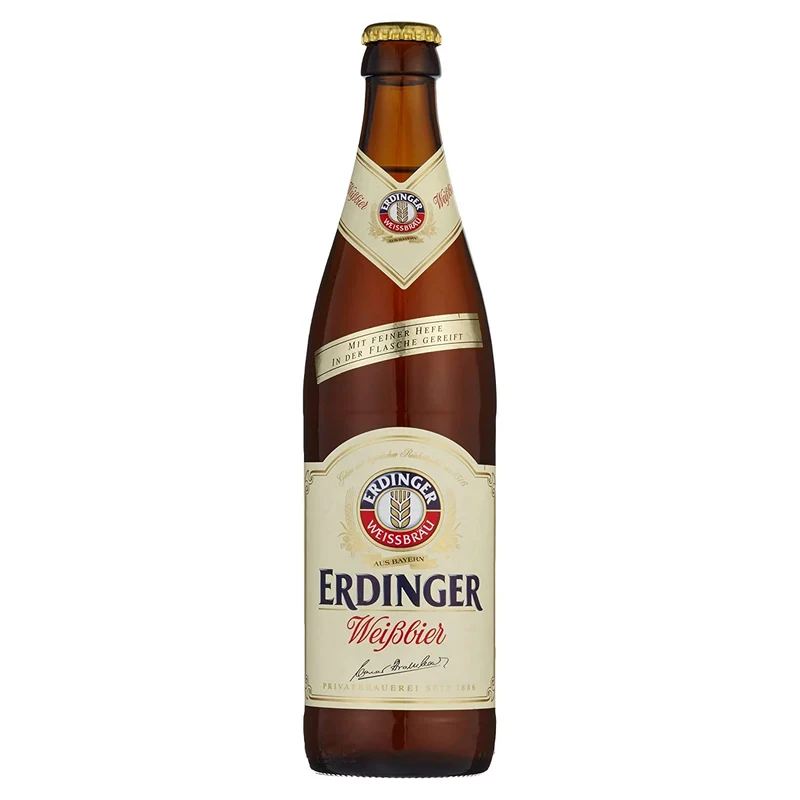Erdinger Hefeweizen Naturtrüb 0,5l -Weissbier,mit 5,3% Vol.