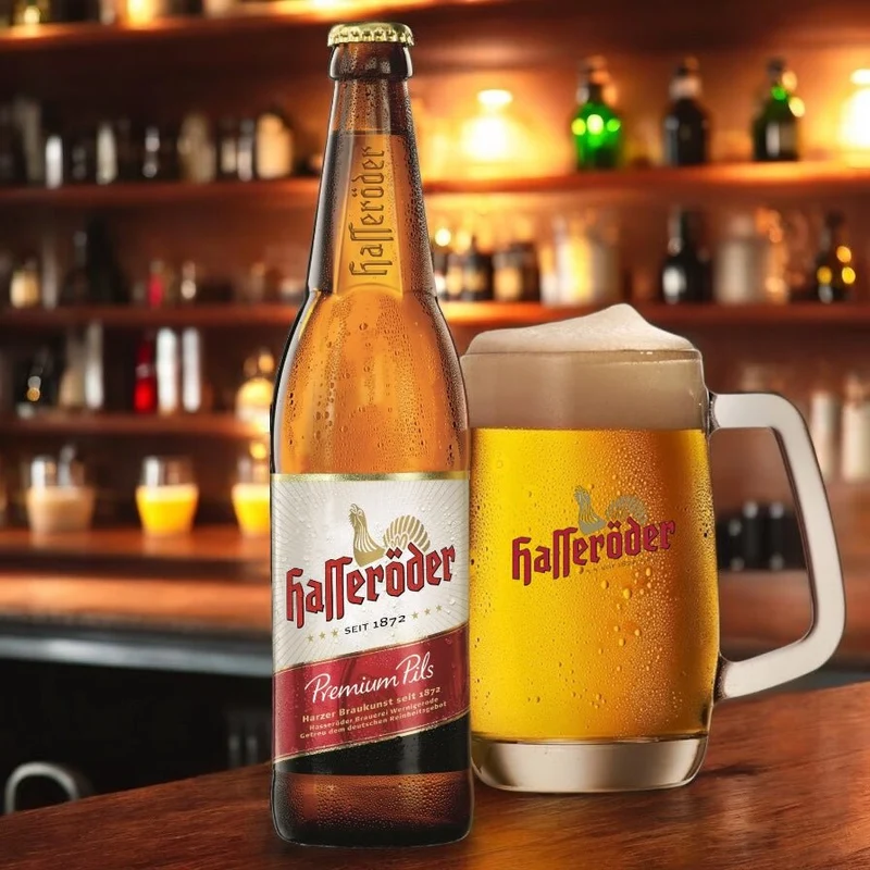 Hasseröder Pils 0.5l mit 4,9% Vol.