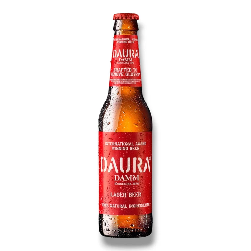 Daura Damm 0,33l– Glutenfreies Bier aus Spanien 5,4% Vol.