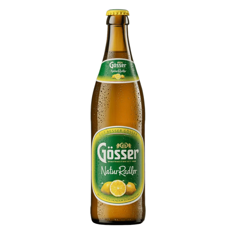 Gösser Natur Radler Zitrone 0,5l- Das Radler aus Österreich mit 2,4% Vol.