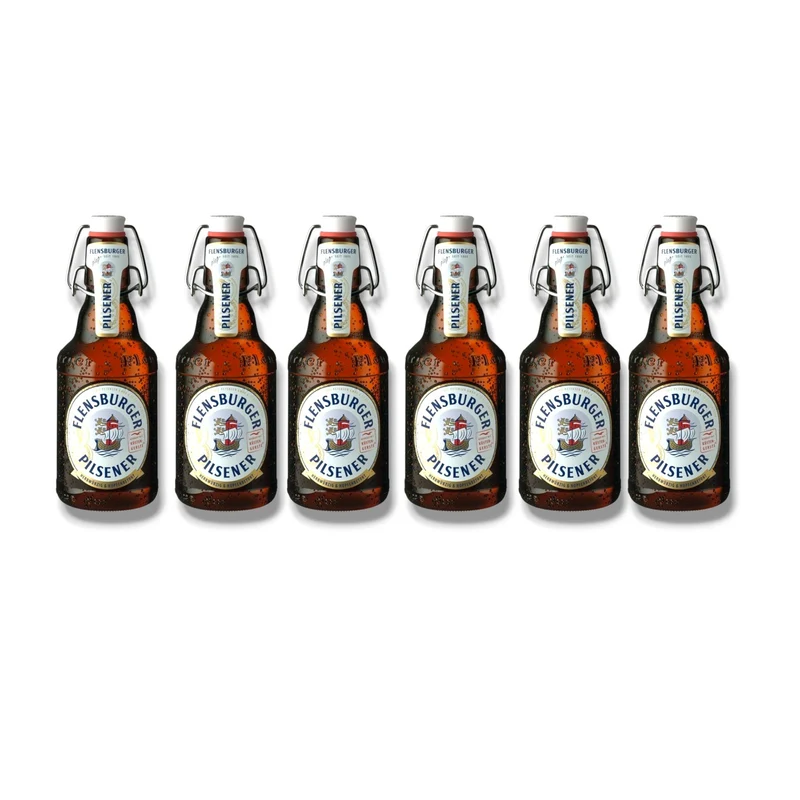 Flensburger Pilsener 330 ml Bügelflasche – Herbwürziges Pils 4,8 % Vol.