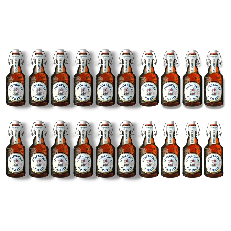 Flensburger Pilsener 330 ml Bügelflasche – Herbwürziges Pils 4,8 % Vol.