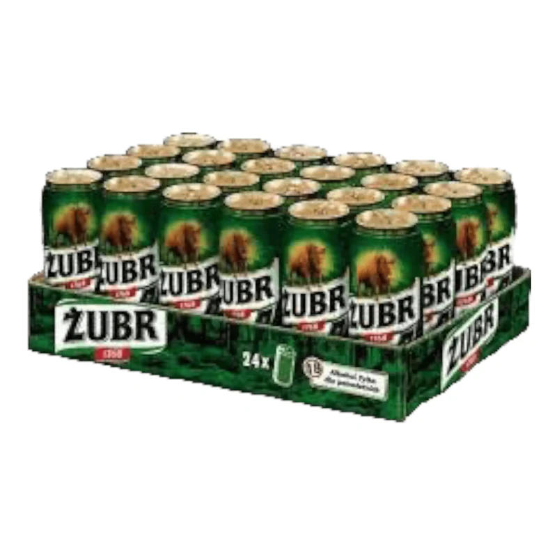 Zubr Pils 500 ml – Polnisches Lagerbier 6,0 % Vol.