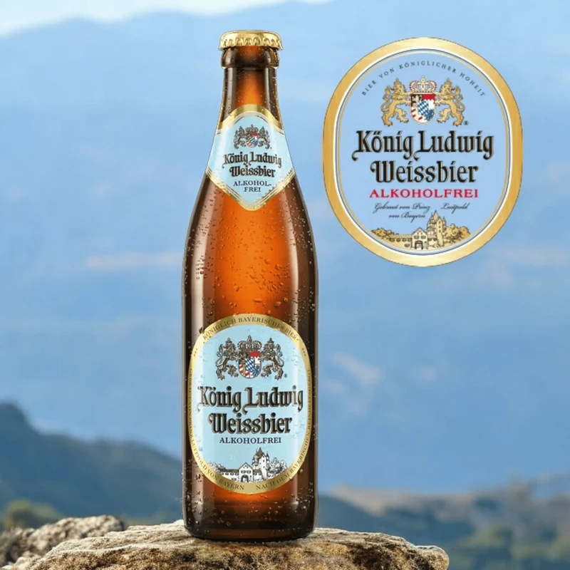 König Ludwig Weissbier Alkoholfrei 0,5l – Der erfrischende Genuss ohne Alkohol
