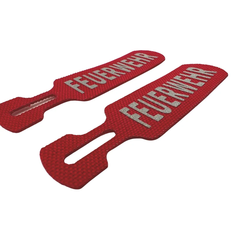 Tactical Zipper Pull 2er Pack Feuerwehr