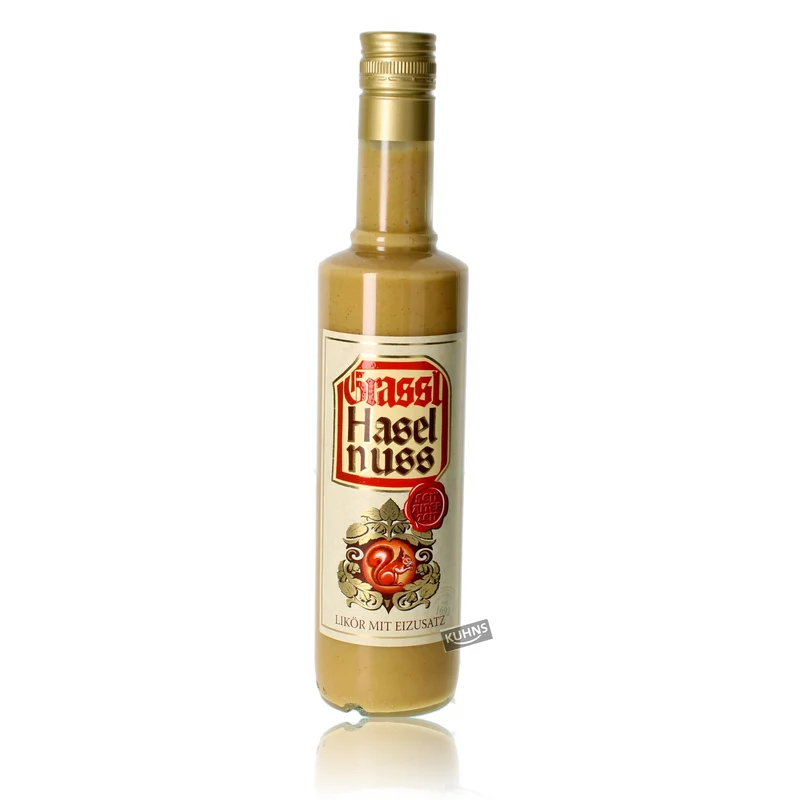 Grassl Haselnuss Likör mit Eizusatz 0,5l, alc. 20 Vol.-%
