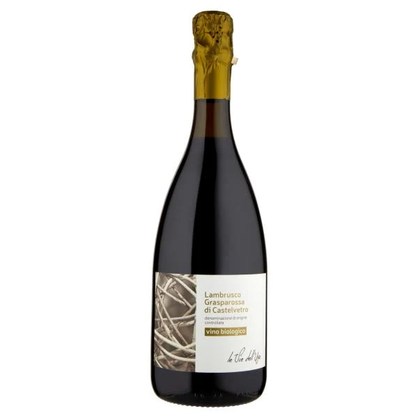 Le Vie Dell'Uva Lambrusco Grasparossa di Castelvetro D.O.C. Biologico 750 ml