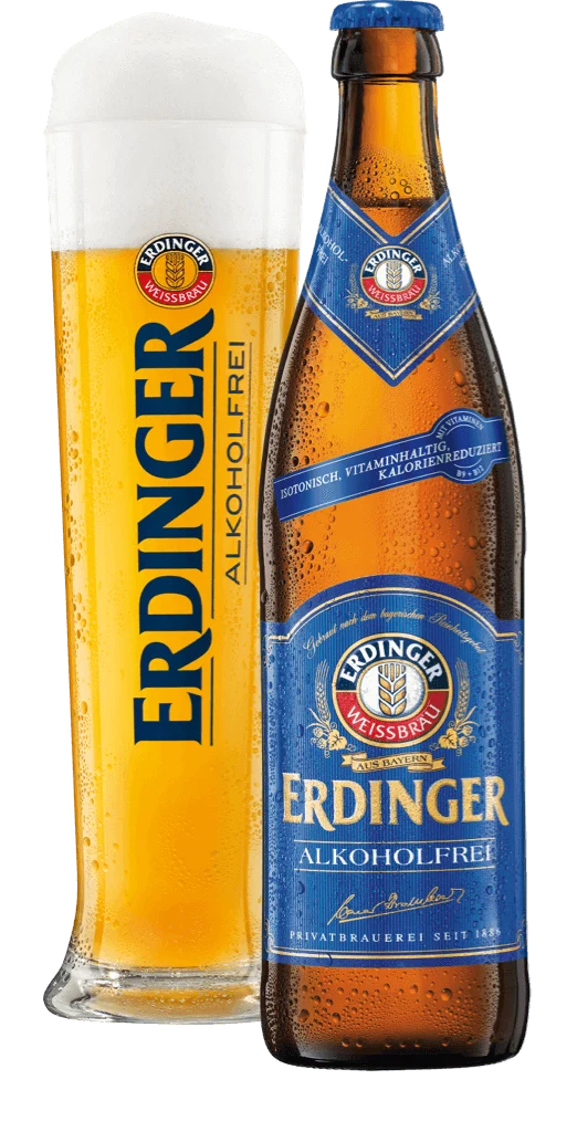 Erdinger Alkoholfrei 0,5 l – Isotonisches Weißbier