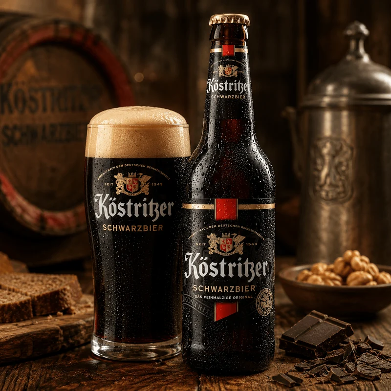 Köstritzer Schwarzbier 0,5l – Deutsches Schwarzbier 4,8 % Vol.