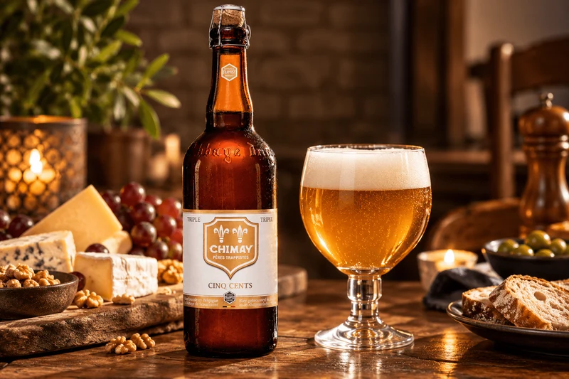 Chimay Cinq Cents 0,75l – Große Flasche Chimay Triple 8,0 % Vol.