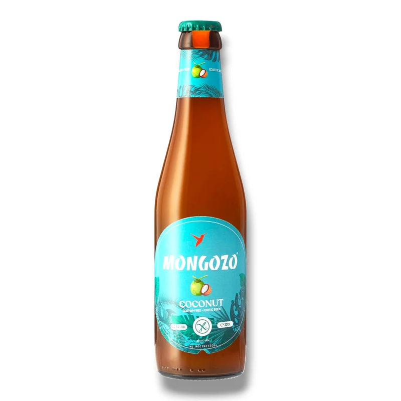 Mongozo Coconut 0,33l - Glutenfreies Fairtrade-Bier 3,6% Vol.