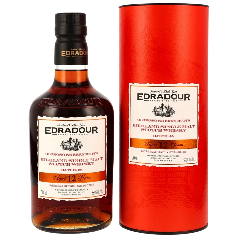 Edradour 12 Jahre Oloroso Sherry Butts 0,7l alc. 58 Vol.-%