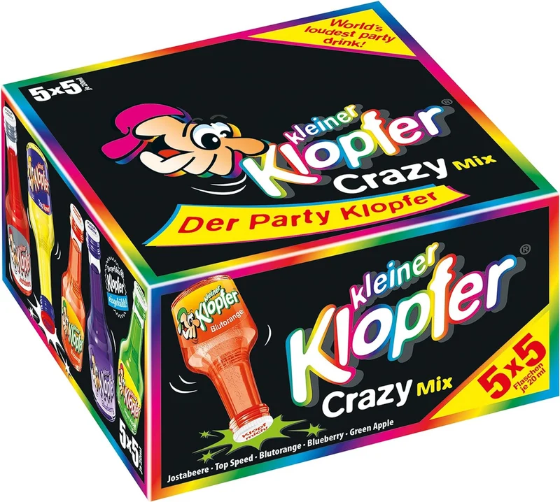 Kleiner Klopfer Crazy Mix 25x20ml, 0,5l, alc. 15-16 Vol.-%
