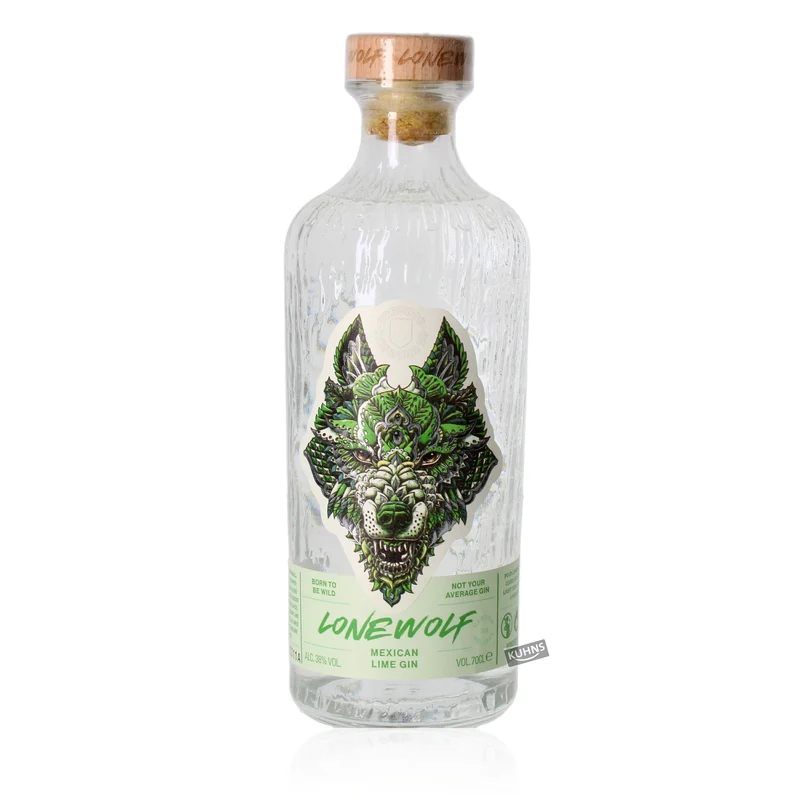 Lonewolf Mexican Lime Gin 0,7l, alc. 38 Vol.-%