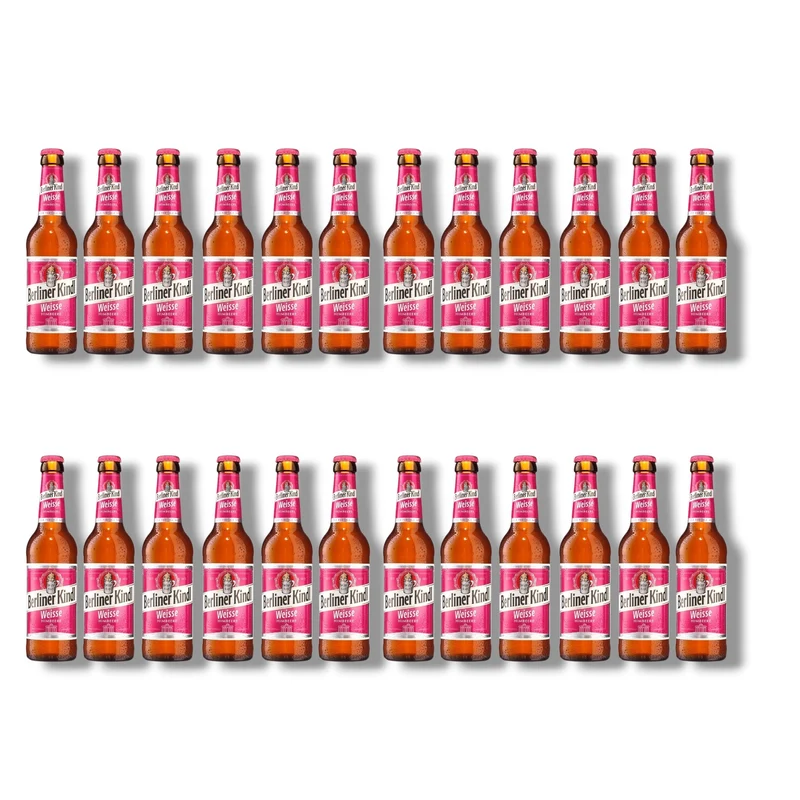 Berliner Kindl Weisse Himbeere 0,33l – Berliner Bierspezialität 3,0% Vol.