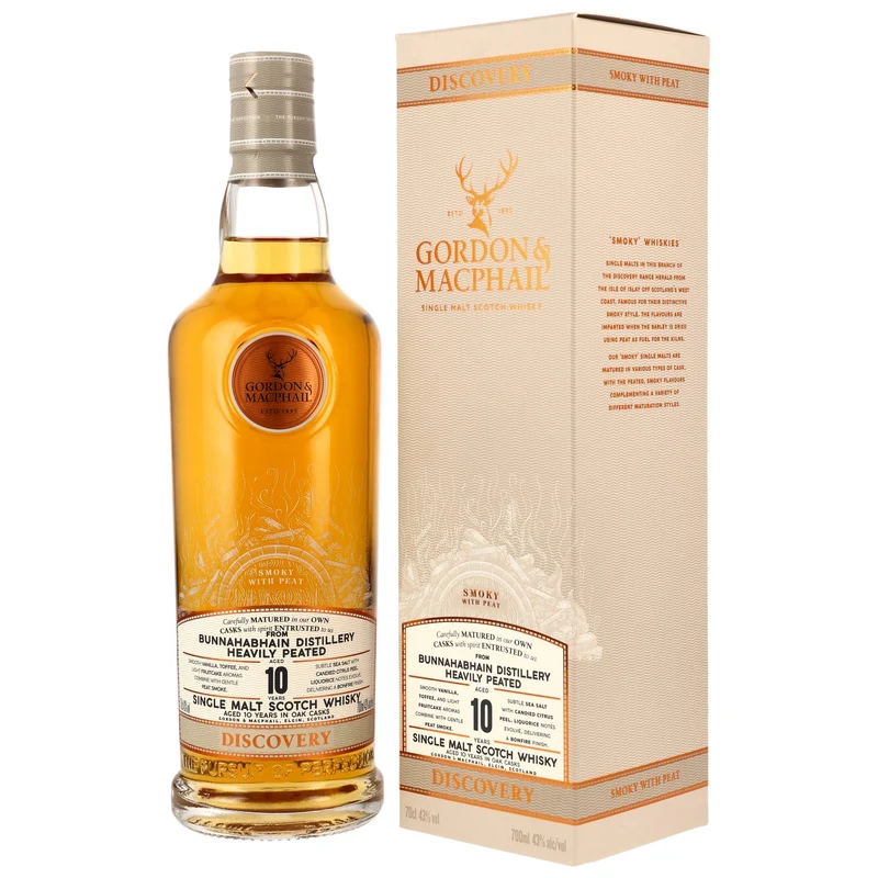 Bunnahabhain 10 Jahre Gordon&MacPhail 0,7l alc. 43 Vol.-%