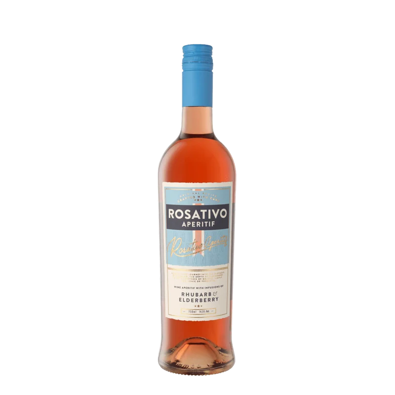 Rosativo Aperitif Rhubarb & Elderberry 0,75l, alc. 14,5 Vol.-%