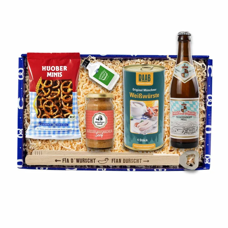 Geschenkbox "Weißwurscht-Frühstück"