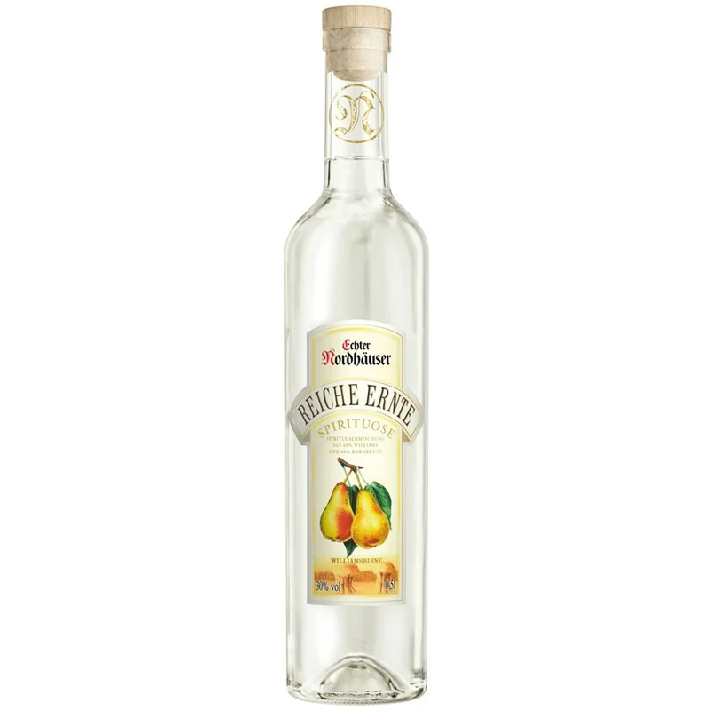 Echter Nordhäuser Reiche Ernte Williamsbirne 0,5l, alc. 30 Vol.-%